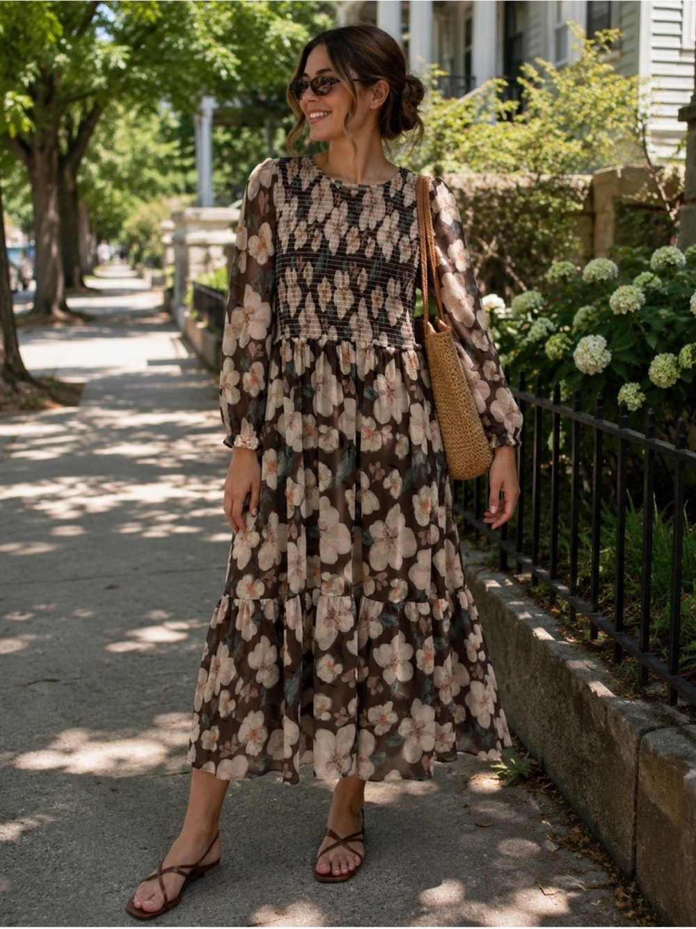 NWT Mad About Style Dress Grace Midi Vintage Floral Jilly Box